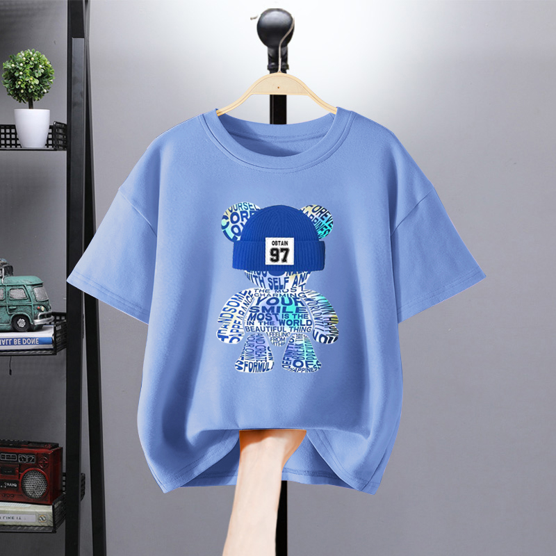 Summer fashion Boys' short-sleeved top, cute and fresh--Cool Kids Pictures