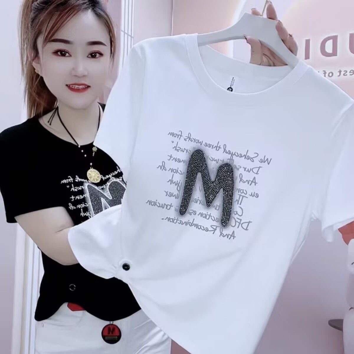 Fashionable Korean Style Women's Summer Short-Sleeved Top-03