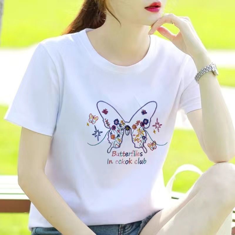 Fashionable Korean Style Women's Summer Short-Sleeved Top-07