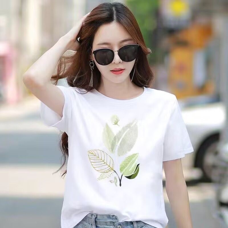Fashionable Korean Style Women's Summer Short-Sleeved Top-09